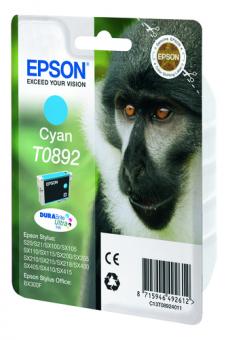 Epson T0892 cyan Tintenpatrone 3.5 ml ca. 170 Seiten C13T08924011 