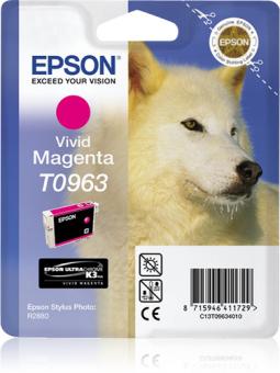 Epson T0963 magenta vivid Tintenpatrone 11.4 ml C13T09634010 
