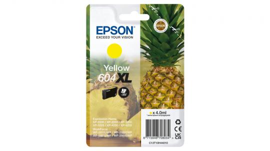 Epson 604XL Gelb Tintenpatrone ca. 350 Seiten 4 ml C13T10H44010 