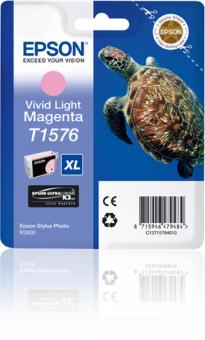 Epson T1576 vivid Light Magenta Tintenpatrone 25.9 ml C13T15764010 