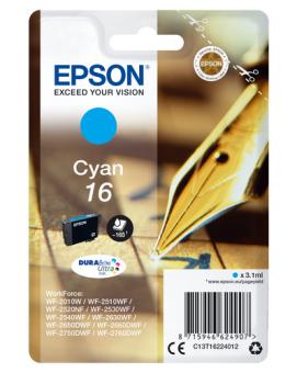 Epson 16 cyan T1622 Tintenpatrone 3.1 ml ca. 165 Seiten C13T16224012 