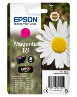 Epson 18  magenta T1803 Tintenpatrone 3.3 ml ca. 180 Seiten C13T18034012 