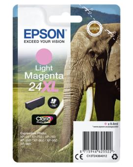Epson 24XL light magenta Tintenpatrone T2436  9.8 ml  ca. 740 Seiten C13T24364012 