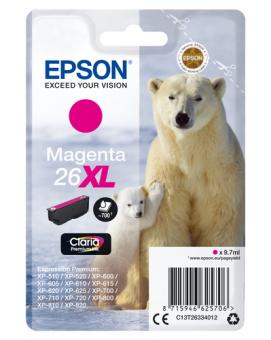 Epson 26XL magenta Tintenpatrone T2633 9.7 ml ca. 700 Seiten C13T26334012 