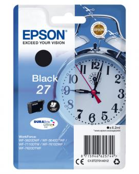 Epson 27 black T2701 Tintenpatrone 6.2 ml ca. 350 Seiten C13T27014012 