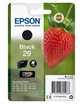 Epson T2981 Schwarz Tintenpatrone 5.3 ml ca. 175 Seiten C13T29814012 