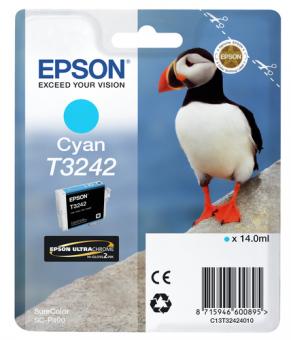 Epson T3242 cyan Tintenpatrone 14 ml ca. 980 Seiten C13T32424010 