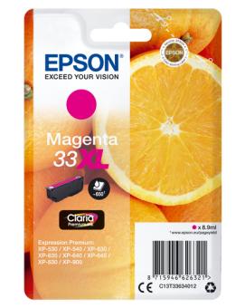 Epson 33XL magenta T3363 Tintenpatrone ca. 650 Seiten C13T33634012 
