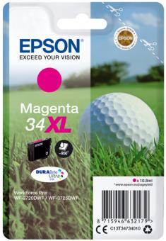 Original  Epson 34XL Tintenpatrone Magenta 10.8 ml ca. 950 Seiten C13T34734010 T3473 