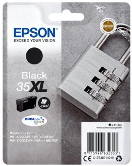 Epson 35XL black Tintenpatrone T3591 41.2 ml ca. 2.600 Seiten  C13T35914010 