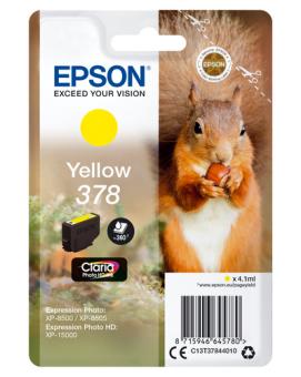 Epson 378 yellow Tintenpatrone 4.1 ml ca. 360 Seiten C13T37844010 