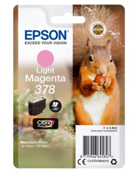 Epson 378 Light Magenta Tintenpatrone 4.8 ml ca. 360 Seiten C13T37864010 