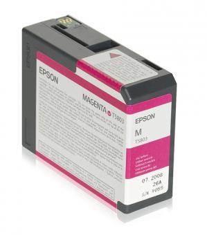 Epson T5803 Magenta Tintenpatrone 80 ml C13T580300 