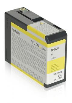 Epson T5804 Gelb Tintenpatrone 80 ml C13T580400 