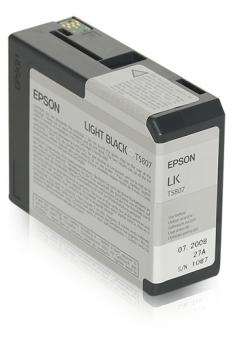 Epson T5807 light Schwarz Tintenpatrone 80 ml C13T580700 