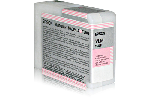 Epson T580B vivid light magenta Tintenpatrone 80 ml C13T580B00 