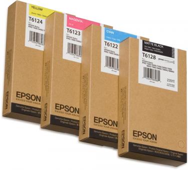 Epson T6122 Cyan Tintenpatrone 220 ml C13T612200 