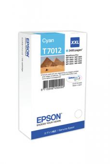 Epson T7012 XXL cyan Tintenpatrone ca. 3.400 Seiten C13T70124010 
