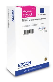 Epson T7563 magenta Tintenpatrone 14 ml ca. 1500 Seiten C13T756340 