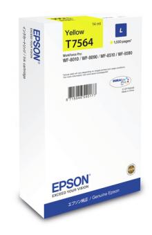 Epson T7564 Gelb Tintenpatrone 14 ml ca. 1.500 Seiten C13T756440 