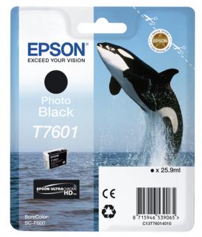 Epson T7601 photo black Tintenpatrone 25.9 ml UltraChrome HD C13T76014010 