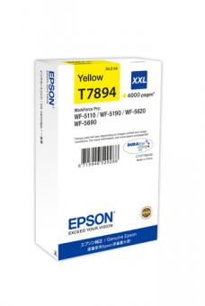 Epson T7894 XXL yellow Tintenpatrone 34.2 ml ca. 4.000 Seiten C13T789440 
