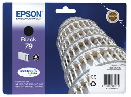 Epson 79 black Tintenpatrone T7911 14.4 ml ca. 900 Seiten C13T79114010 