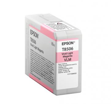 Epson T8506 vivid Light magenta Tintenpatrone 80 ml C13T850600 