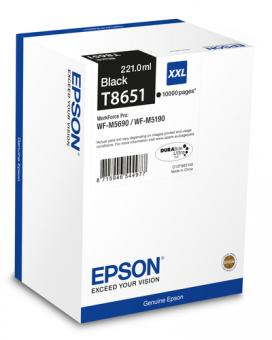 Epson T8651 XXL black Tintenpatrone 221 ml ca. 10.000 Seiten C13T865140 