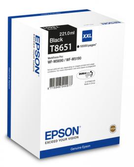 Epson T8651 XXL Schwarz Tintenpatrone 221 ml ca. 10.000 Seiten C13T865140 