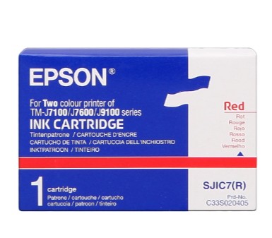 Original  Epson SJIC7(R) Rot Tintenpatrone C33S020405 