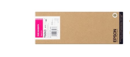 Original  Epson T6063 vivid Tintenpatrone Magenta 220 ml C13T606300 