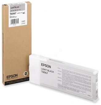 Original  Epson T6067 light Tintenpatrone Schwarz 220 ml C13T606700 