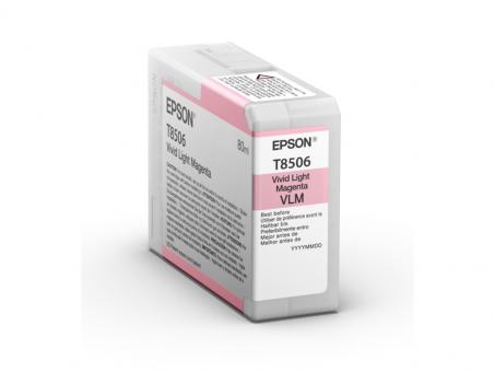 Original  Epson T8506 Tintenpatrone Magenta hell C13T85060N 80 ml 