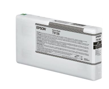 Epson T9138 Schwarz Matt Druckerpatrone 200 ml C13T91380N 