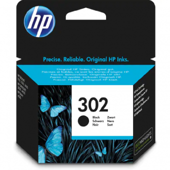 HP302 schwarz Tintenpatrone ca. 190 Seiten F6U66AE 