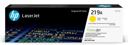 HP 219A Gelb Toner ca. 1.200 Seiten W2192A 