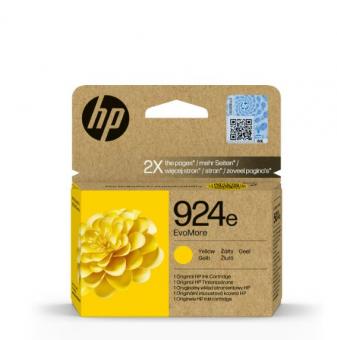 HP 924e Gelb Tintenpatrone 4K0U9NE ca. 800 Seiten EvoMore Gelb 