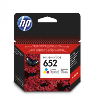 HP652 color Tintenpatrone ca. 200 Seiten F6V24AE 