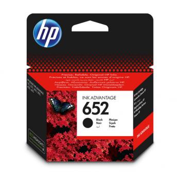 HP652 Schwarz Tintenpatrone ca. 360 Seiten F6V25AE 