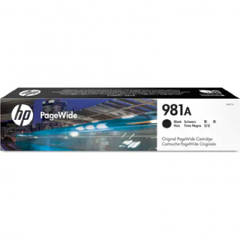 HP981A schwarz Tintenpatrone ca. 6.000 Seiten J3M71A 
