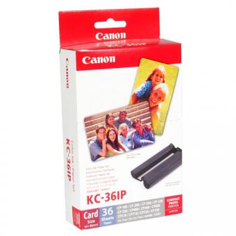 Canon KC-36IP Value Pack mehrere Farben 54 x 86 mm/ 36 Blatt/ 1 Kartusche farbig 7739A001 
