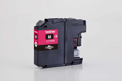 Brother LC12EM Magenta Tintenpatrone ca. 1.200 Seiten LC-12E 