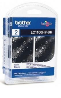 Brother LC1100HY Multipack schwarz 2 Tintenpatronen je ca. 900 Seiten LC1100HYBK 