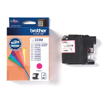 Brother LC223M Magenta Tintenpatrone 5.9ml ca. 550 Seiten LC-223 