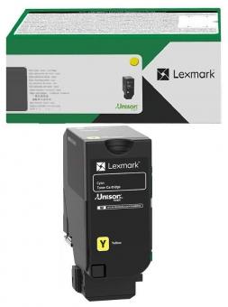 Original Lexmark 71C2XY0 Toner Gelb CS735 ca. 12.500 Seiten 