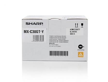 Sharp Toner Gelb MX-C30GT-Y ca. 6.000 Seiten 