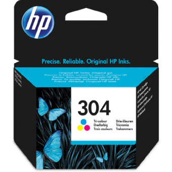 HP304 color Tintenpatrone ca. 100 Seiten N9K05AE 