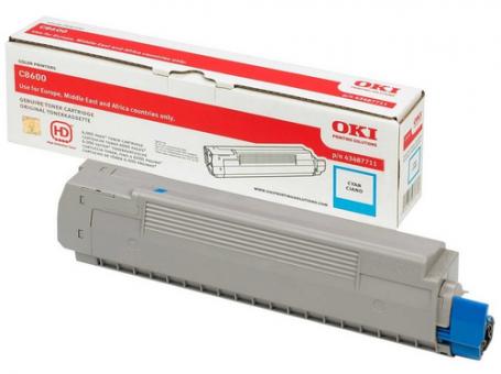 OKI 43487711 Cyan Toner ca. 6.000 Seiten 