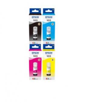 Original  Epson 103 Multipack Schwarz / Cyan / Magenta / Yellow (T00S MCVP) 